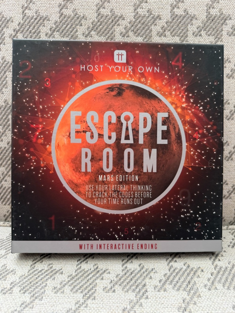 Escape Room Mars Edition Board Game - Red/Black Artwork
